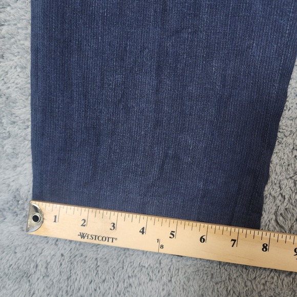 J Crew Bowery Pants Mens 34x32 Navy Blue Irish 100% Linen Baird McNutt Slim Fit - Picture 11 of 12